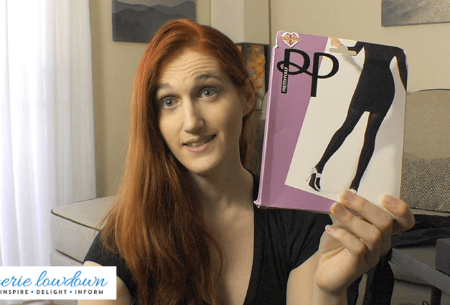 Rachael Belle Reviews Pretty Polly Printed Backseam Tights Lingerie 5562